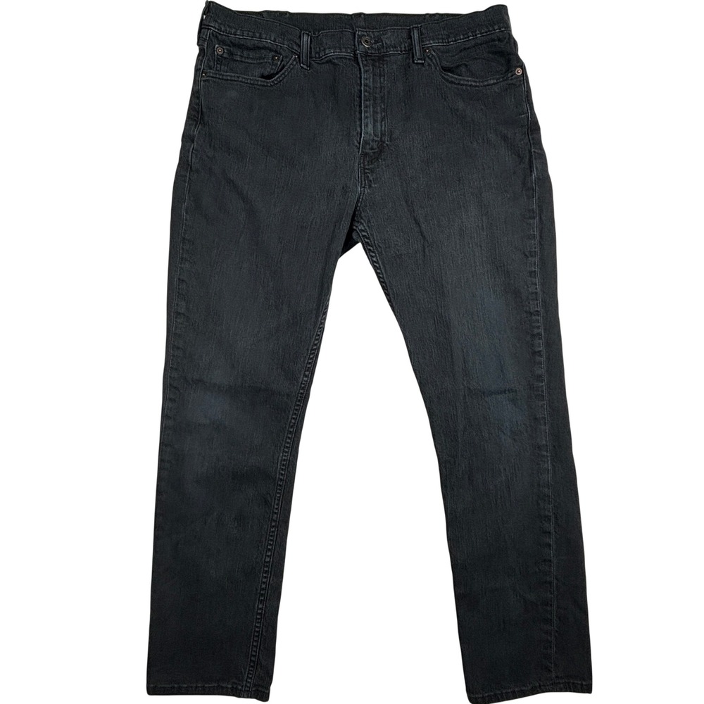 Levi's 511 Jeans Mens 38x30 Slim Tapered Black Stretch Denim
